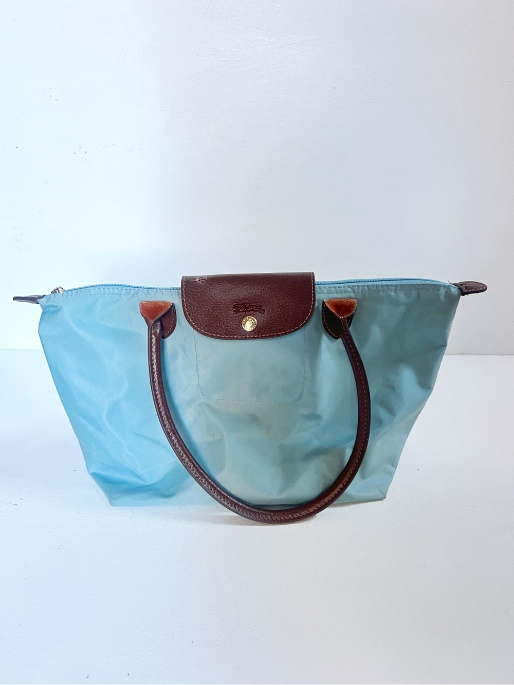 Longchamp | Le Pliage Baby Blue Bag